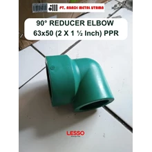REDUCER ELBOW PPR 90 DERAJAT 63x50 (2 INCH X 1 ½ I